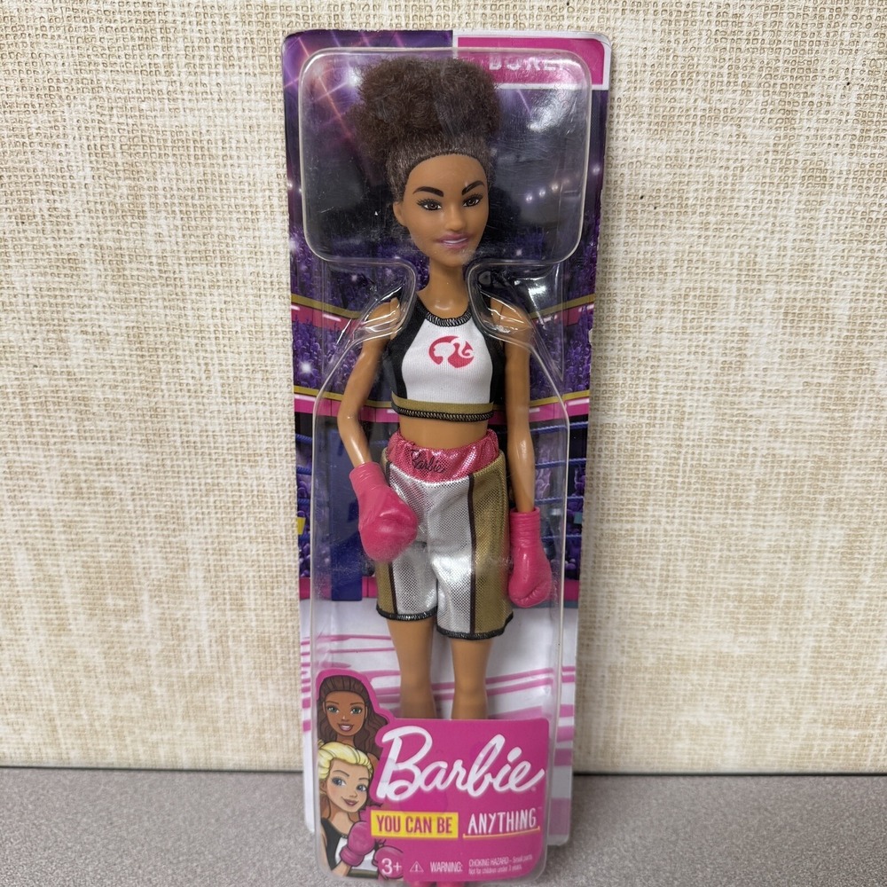 NEW Barbie You Can Be Anything: BOXER 11" Doll with Gloves 2019 Mattel